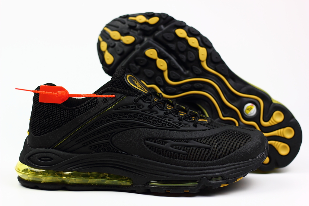 Nike Air Max 99 Retro Black Yellow Shoes - Click Image to Close